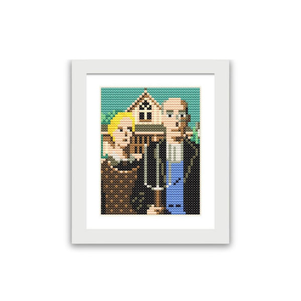 American Gothic by Grant Wood