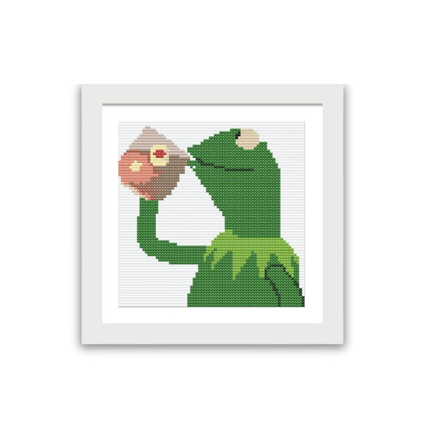 Kermit Drinking Tea